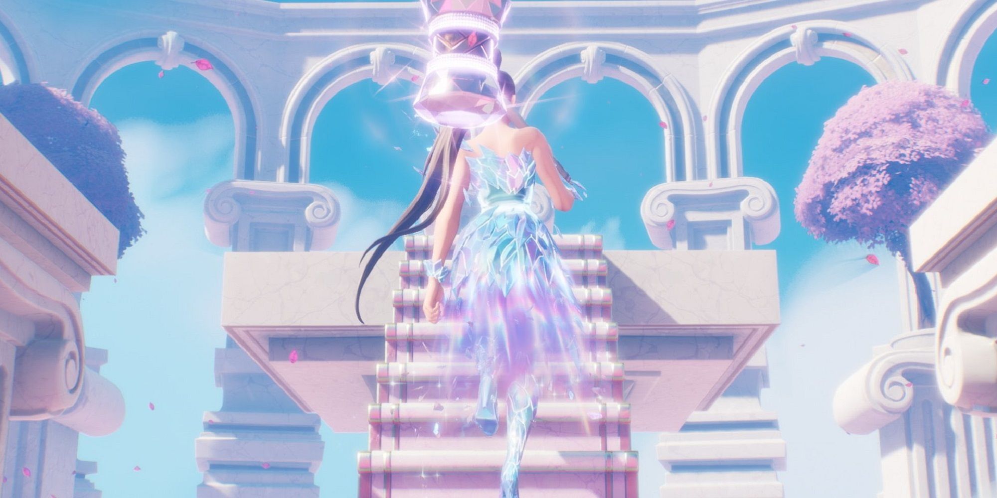 Ariana Grande steigt in Fortnite die Treppe hinauf