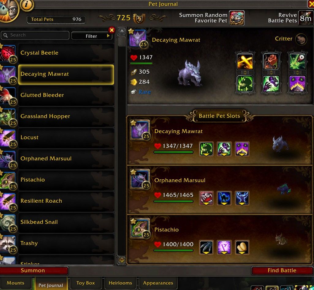 World of Warcraft Bakhushek gegen Critter Pet Team