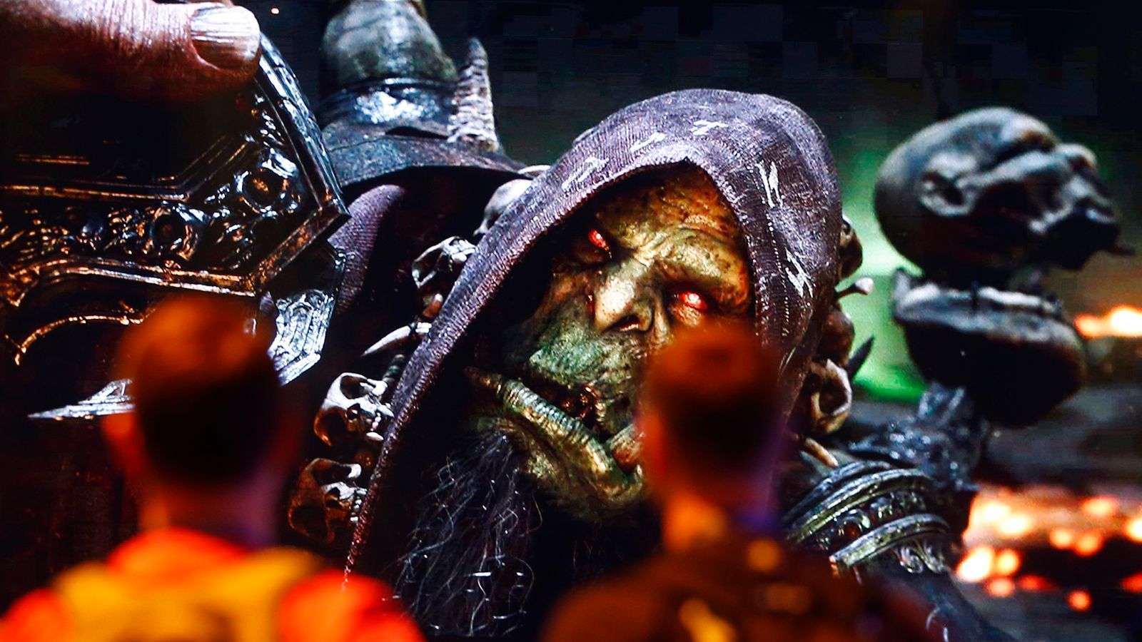 Visitors watch the trailer for "World of Warcraft" produced by Blizzard Entertainment on a wide screen at the Gamescom 2015 fair in Cologne, Germany August 5, 2015. The Gamescom convention, Europe's largest video games trade fair, runs from August 5 to August 9. REUTERS/Kai Pfaffenbach TPX IMAGES OF THE DAY