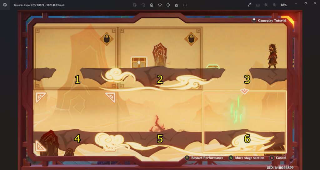 Genshin Impact – Over Peaks Scene 2 – Paper Theatre Guide – Schritt 4