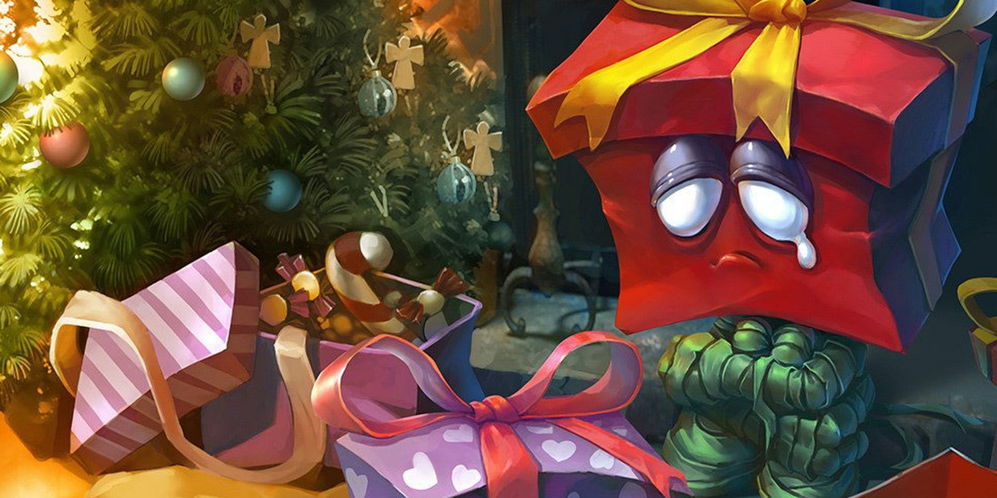 Regifted Amumu Skin Splash Art Liga der Legenden