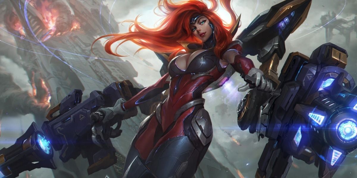 Splash-Art von League of Legends für einen Miss Fortune-Skin