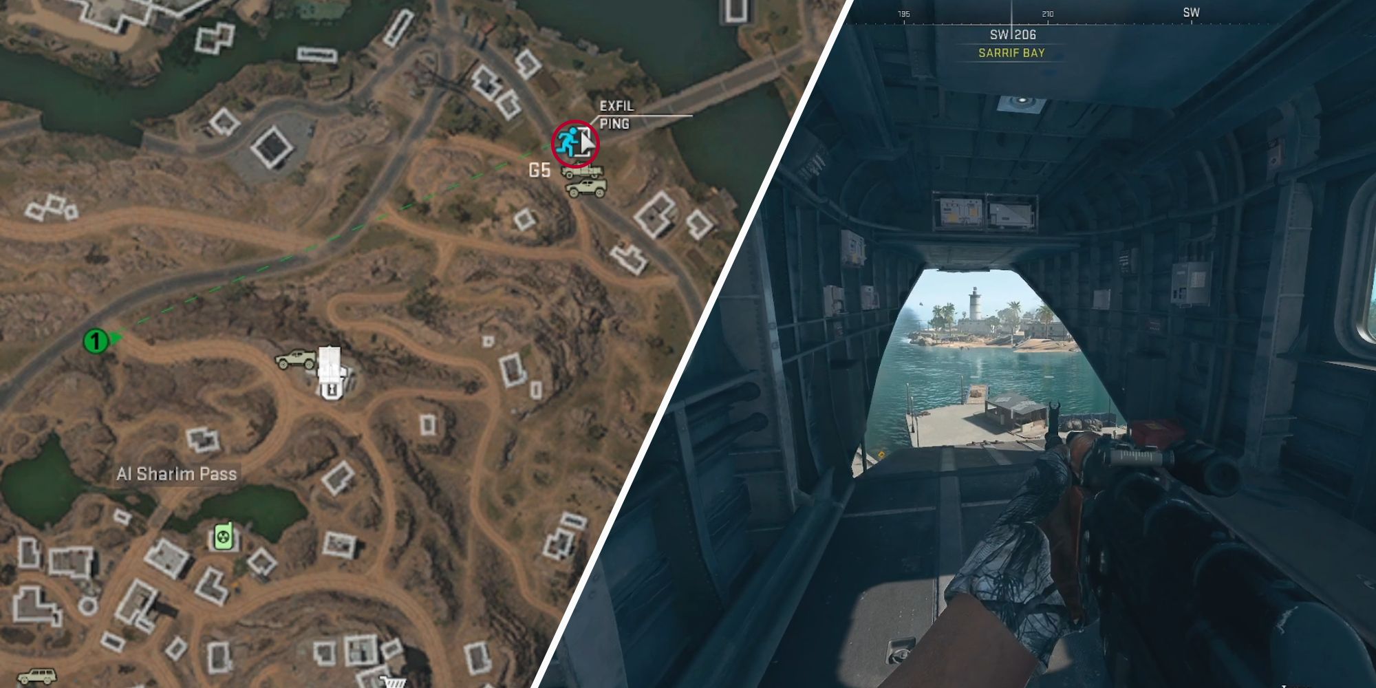 Extrahieren der Flugbahndaten des leichten Helos in Warzone 2 DMZ
