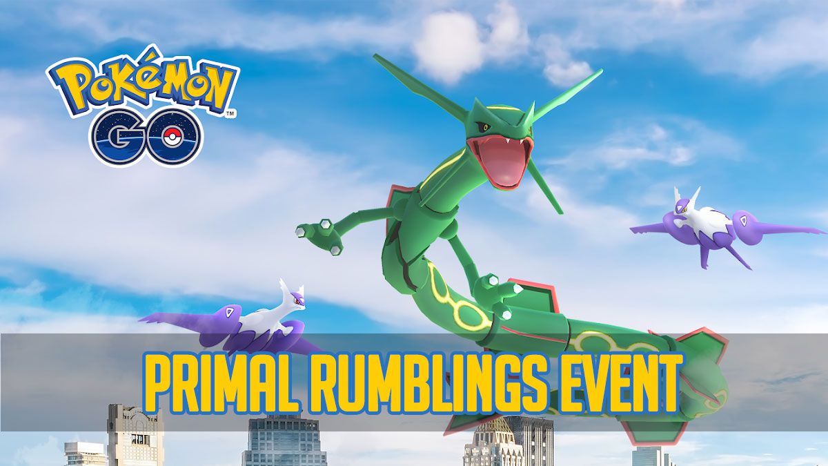 Primal Rumblings in Pokémon GO: Neues Event mit Rayquaza, Mega Latios und Mega Latias