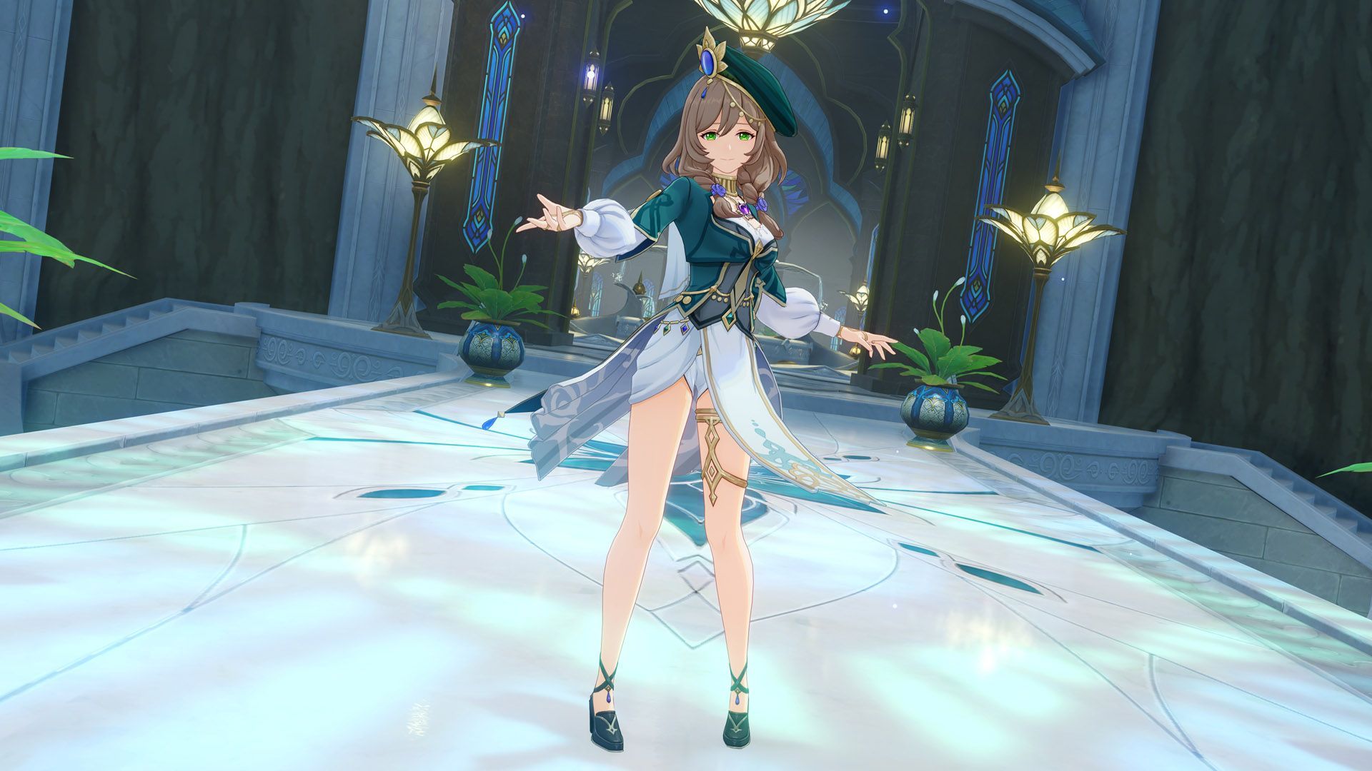 Lisa skin in Genshin Impact 3.4 (Image via HoYoverse)