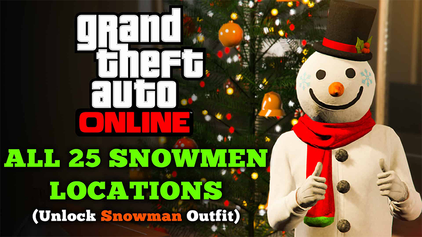 Anfängerleitfaden zum Finden aller GTA Online-Schneemänner-Standorte mit einer Karte