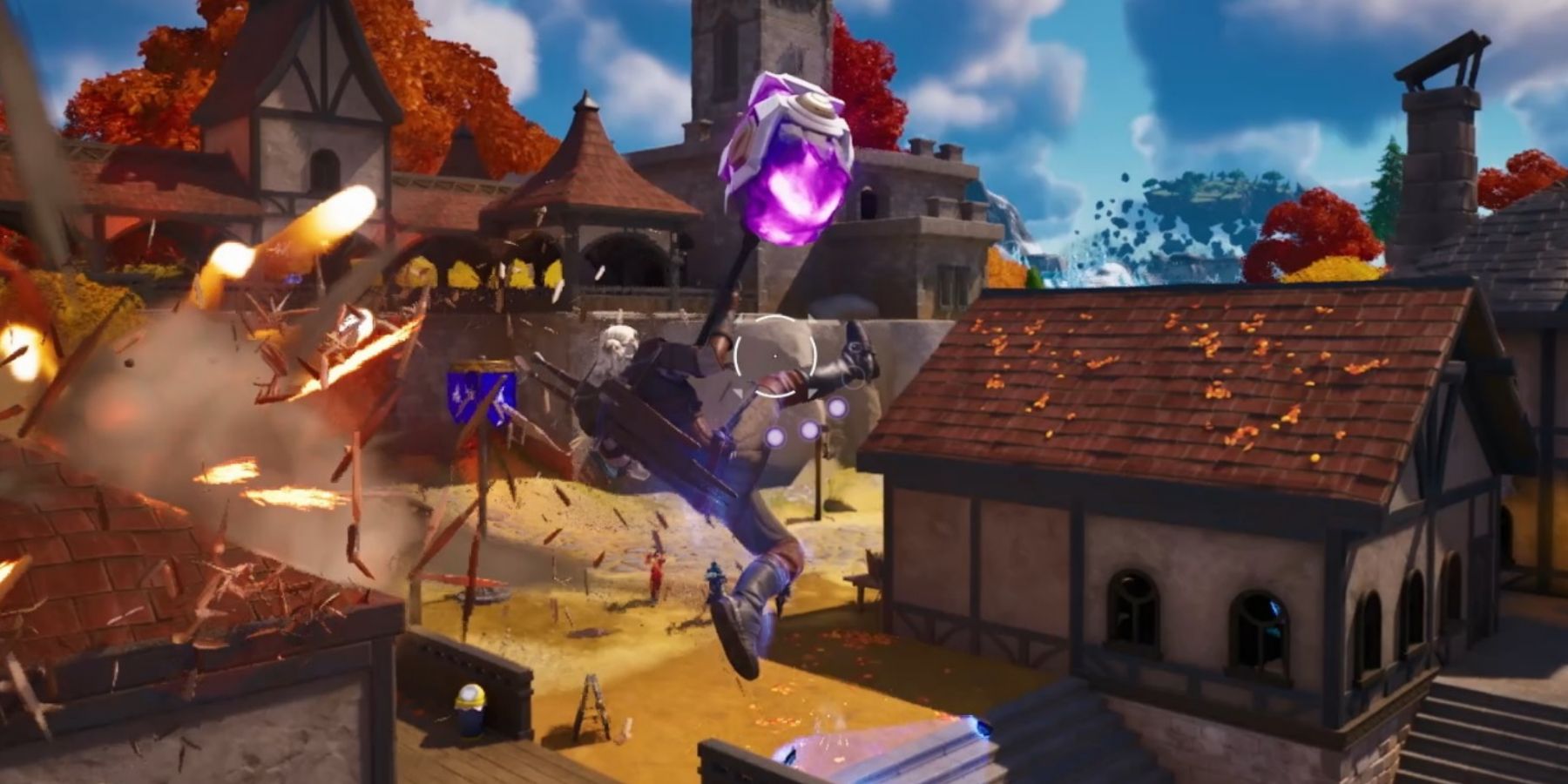 geralt using shockwave hammer