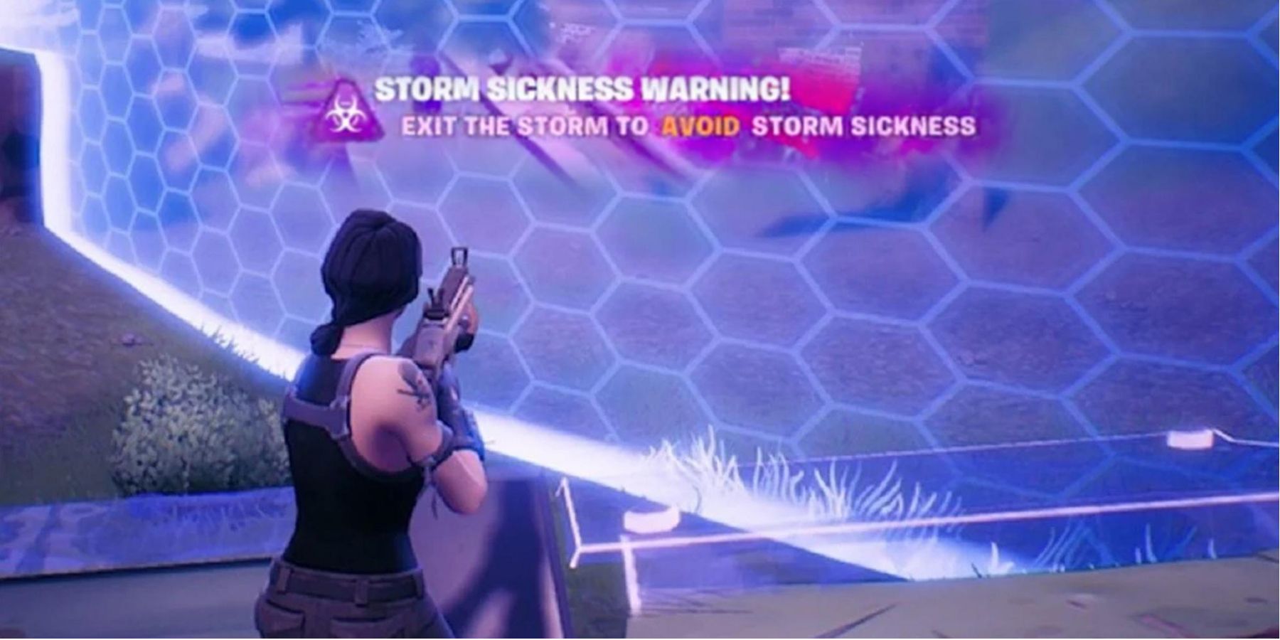 Fortnite Storm Sickness Warning