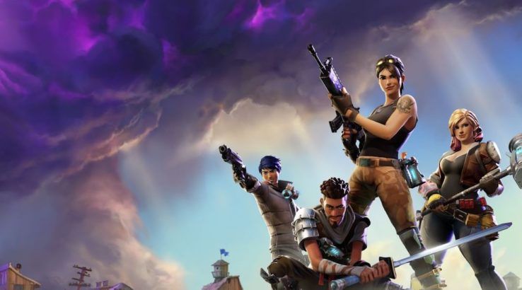 Fortnite Charaktere im Sturm