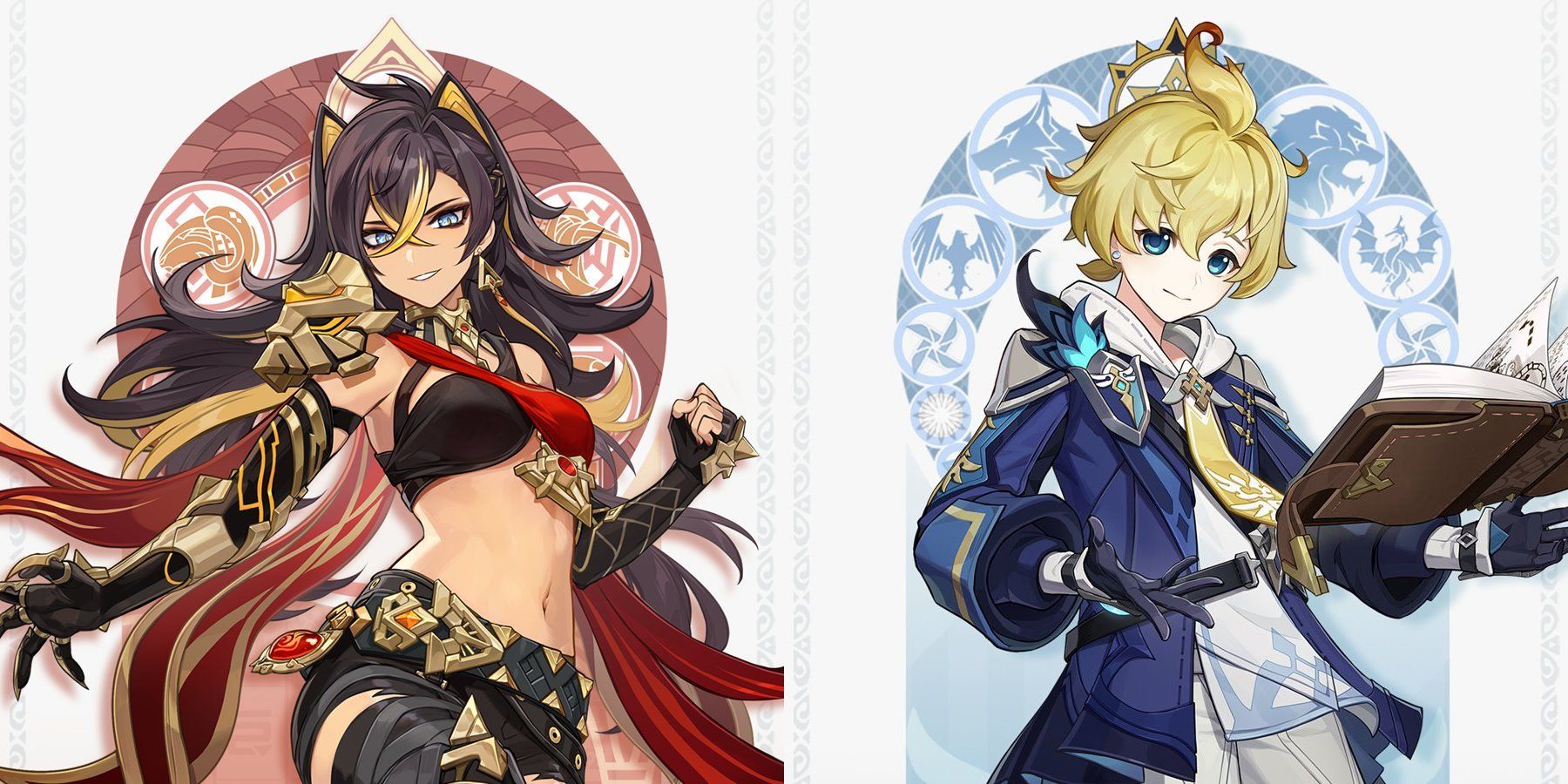 Genshin Impact Mika and Dehya