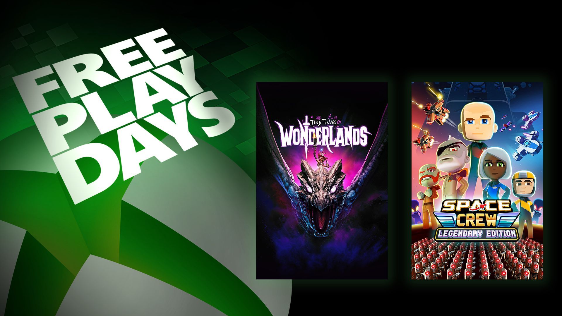 Kostenlose Spieltage – Tiny Tina's Wonderlands und Space Crew Legendary Edition