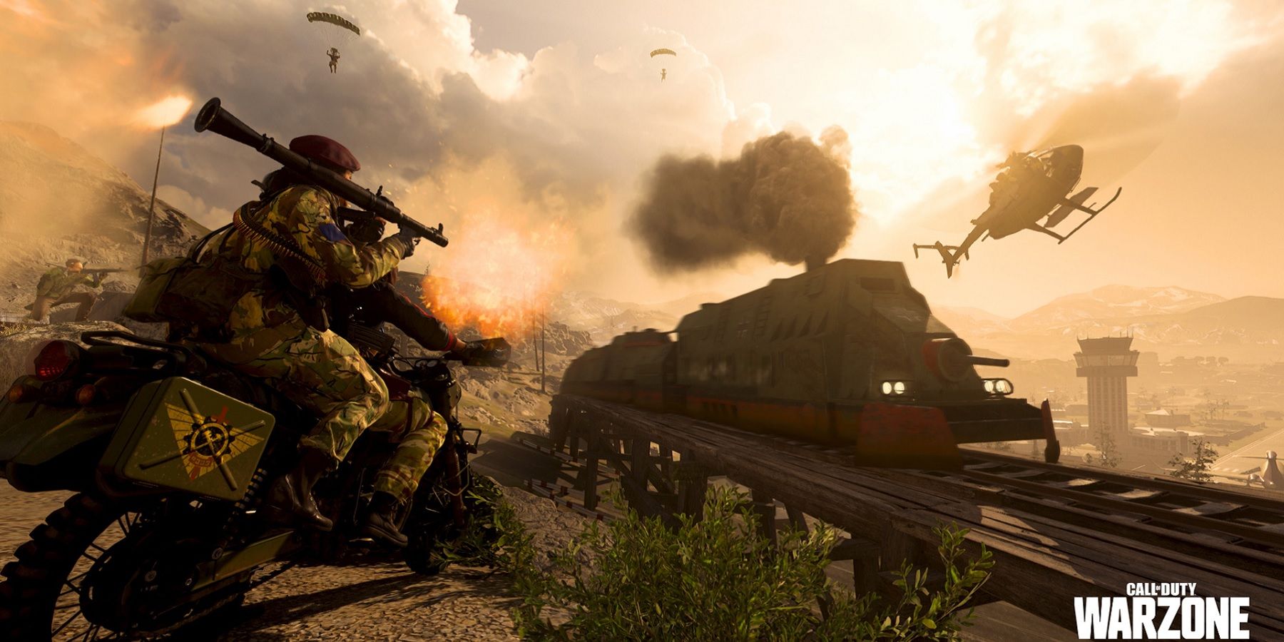call of duty warzone verdansk map train