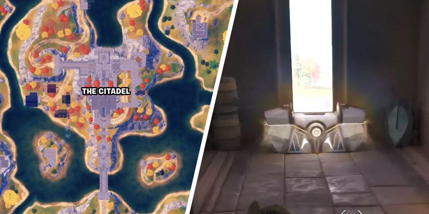 Suche in Eidgebundenen Truhen in der Zitadelle nach Falcon Scout in Fortnite Kapitel 4 Staffel 1