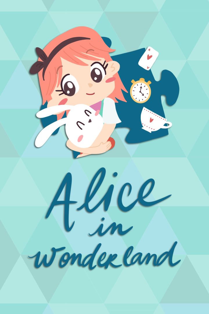 Alice im Wunderland - A Jigsaw Puzzle Tale Box Art