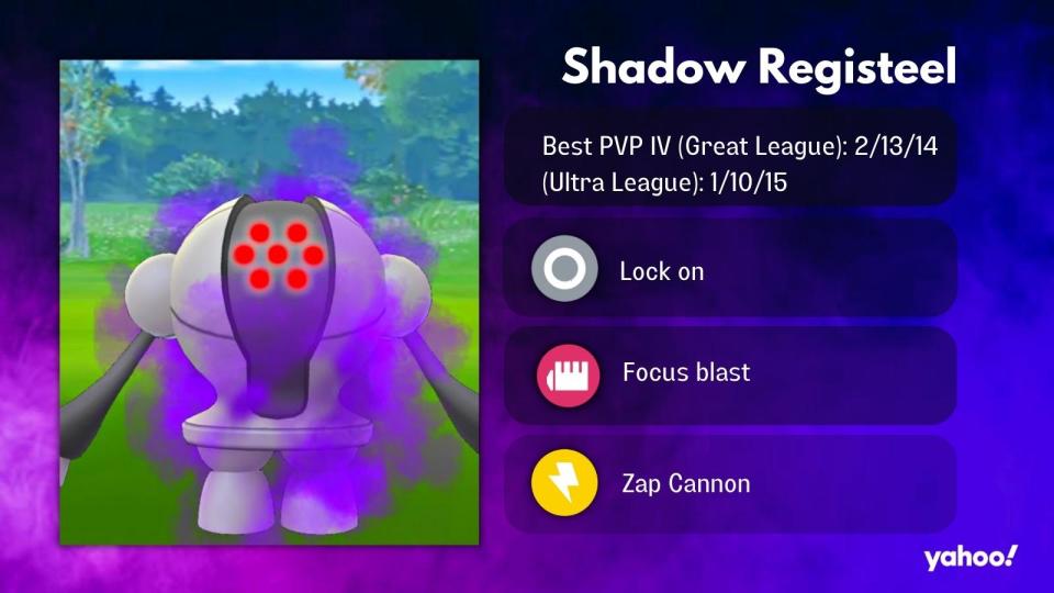 Der Registeel ist beeindruckend, aber seine Shadow-Variante ist eine Herabstufung. (Foto: Niantic)