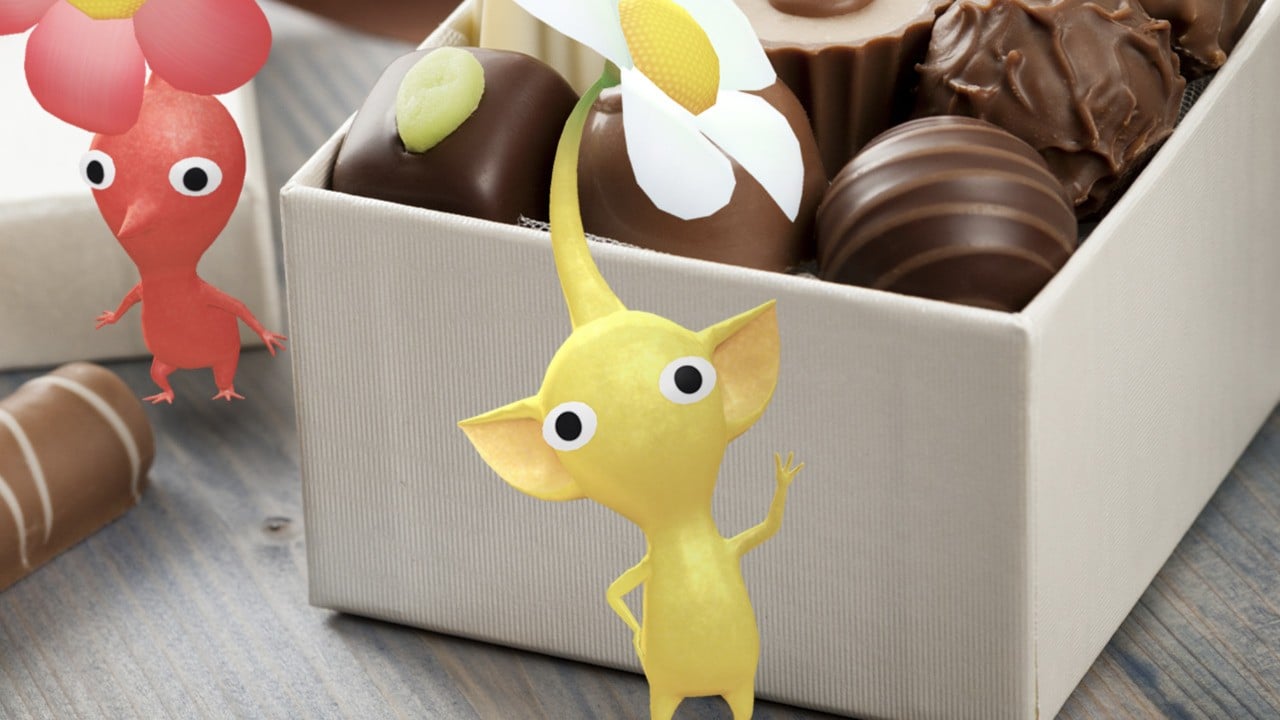 Pikmin Bloom feiert den Valentinstag mit „Present Sticker“-Goldsämlingen