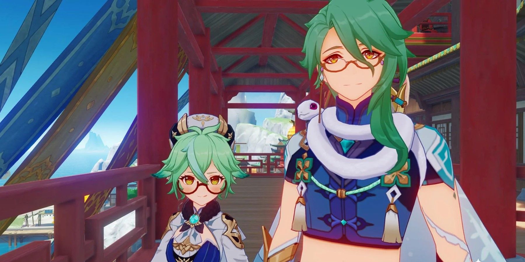 Genshin Impact Saccharose und Baizhu