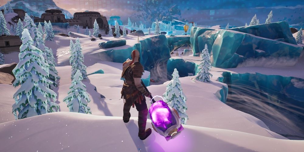 kratos mit stoßwellenhammer in fortnite