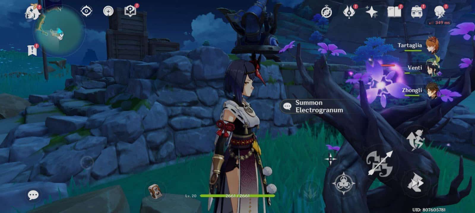 Electrogranum Genshin Impact beschwören