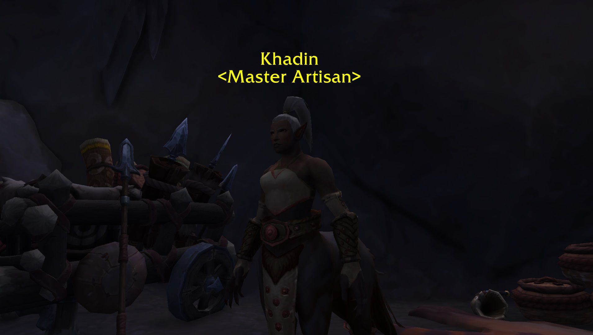 Khadin, der Meisterhandwerker, in Khadins Höhle in World of Warcraft.