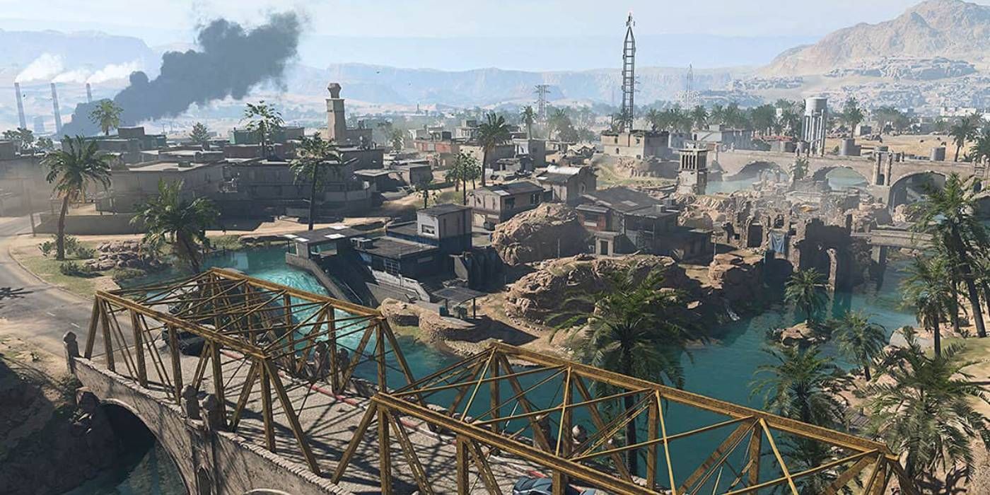 Call of Duty Warzone 2.0 Al Mazrah-Kartenabschnitt Ölraffinerie mit High Difficulty Stronghold Spawns im DMZ-Modus