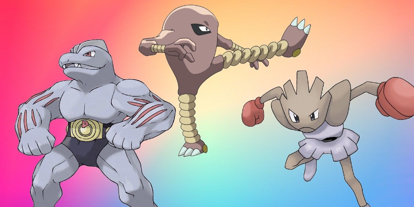 Verschiedene Kampf-Pokémon, die als Zähler für Registell in Pokémon Go verwendet werden können