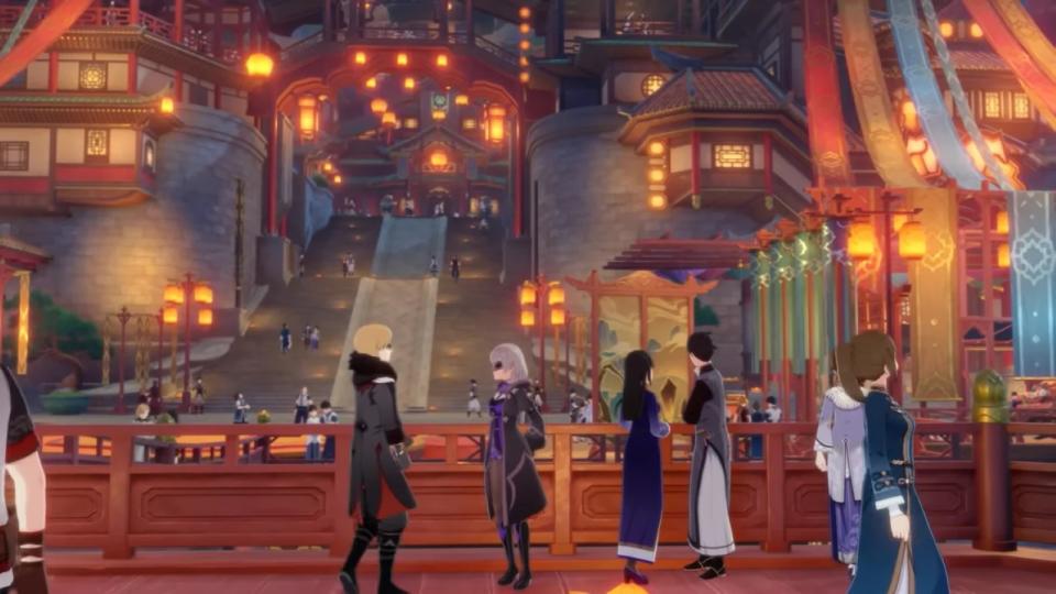 Vlad und Nadia treffen sich während des Lantern Rite Festivals zu einem Date. (Screenshot mit freundlicher Genehmigung von HoYoverse)