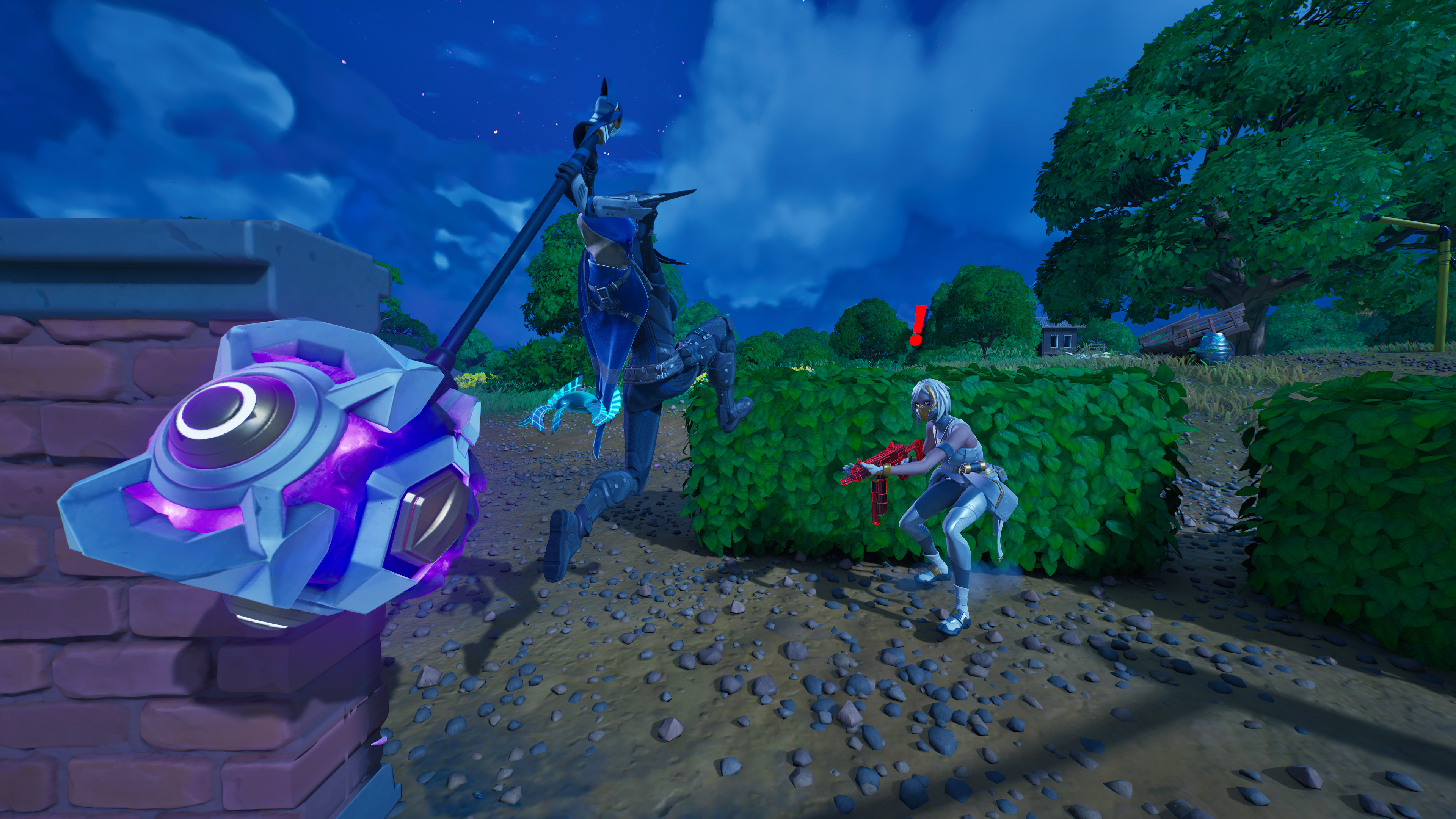 Kämpfe mit einem kaltblütigen Fortnite-Boss