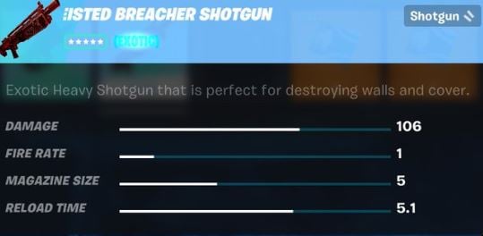 Breacher-Schrotflinte Fortnite