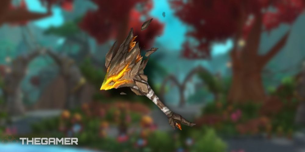 Frostbreath Thumper über verschwommenem Bild von Dracheninseln