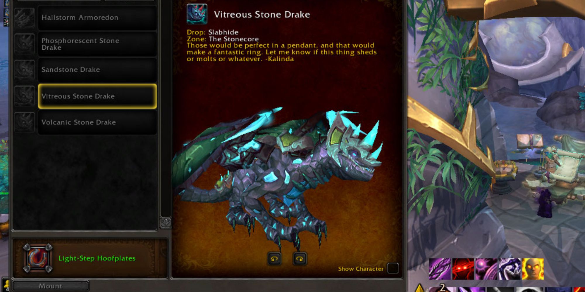 World of Warcraft ein blaugrüner Drache aus glänzenden Edelsteinen