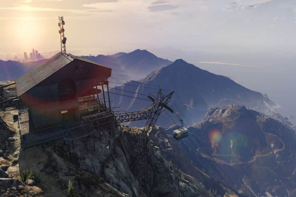 Coole Orte in GTA Online |  Gipfel des Mount Chiliad