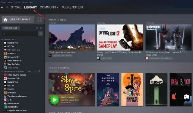 Steam-Bibliothek Steam-Bibliothek