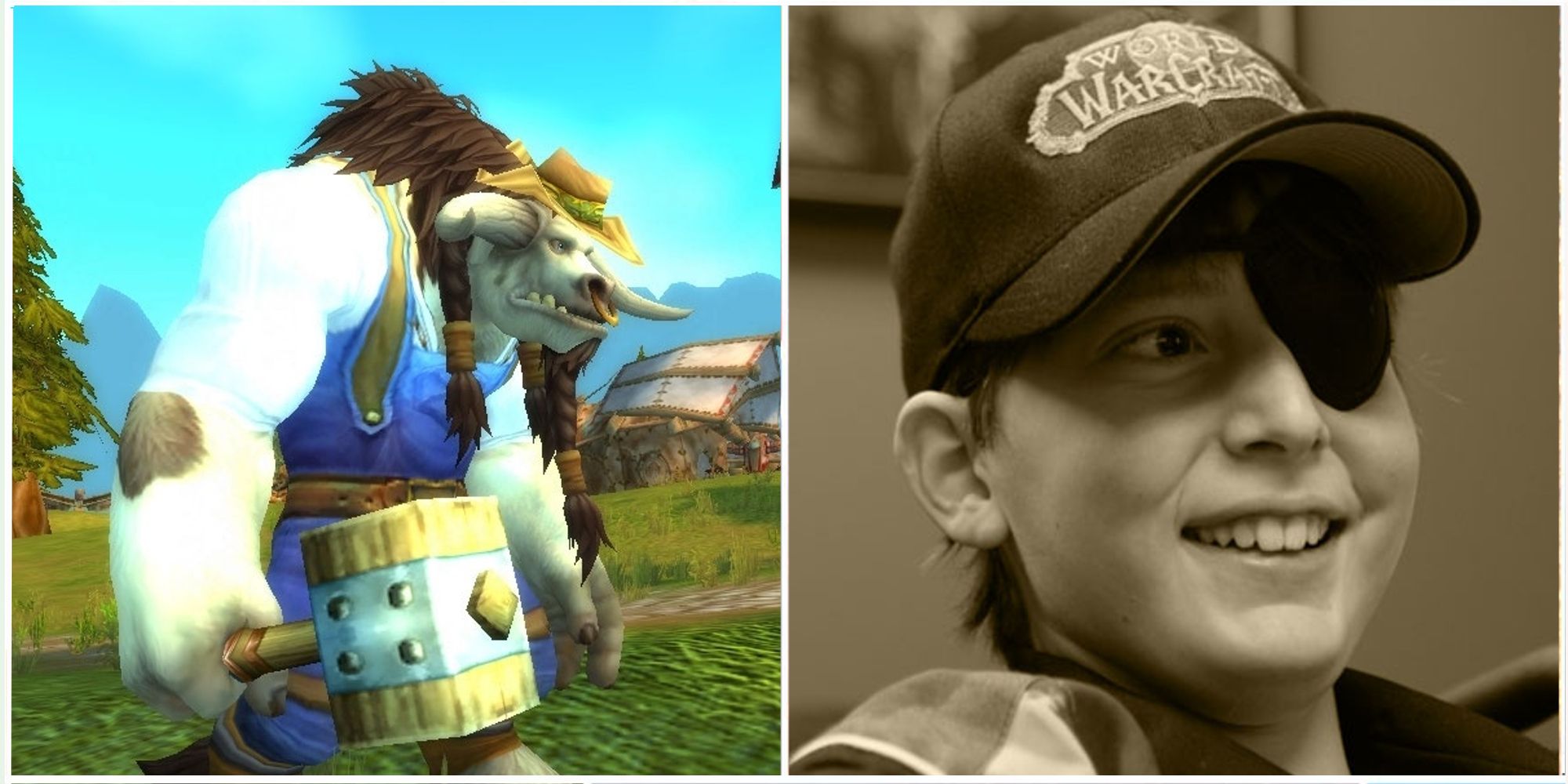 der Ahab Wheathoof NPC, den Ezra Chatterton durch die Make-A-Wish Foundation-1 entworfen hat