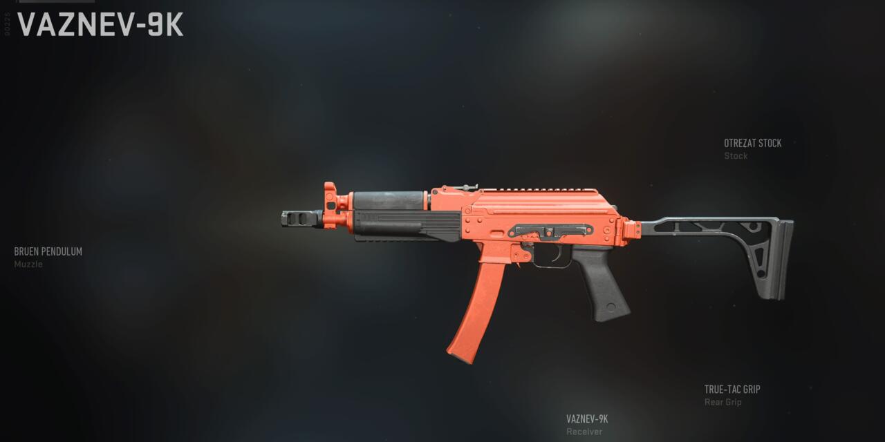 Vaznev-9k Maschinenpistole