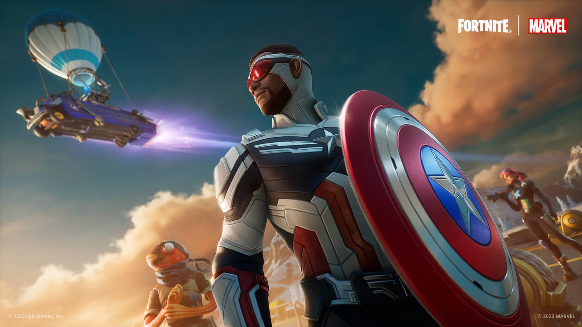 Fans können Sam Wilsons Captain America jetzt im Laden von Fortnite kaufen
