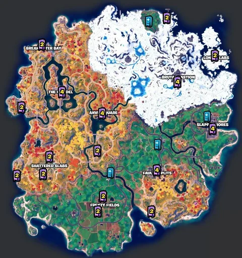Fortnite Ass exotisches Waffenarsenal