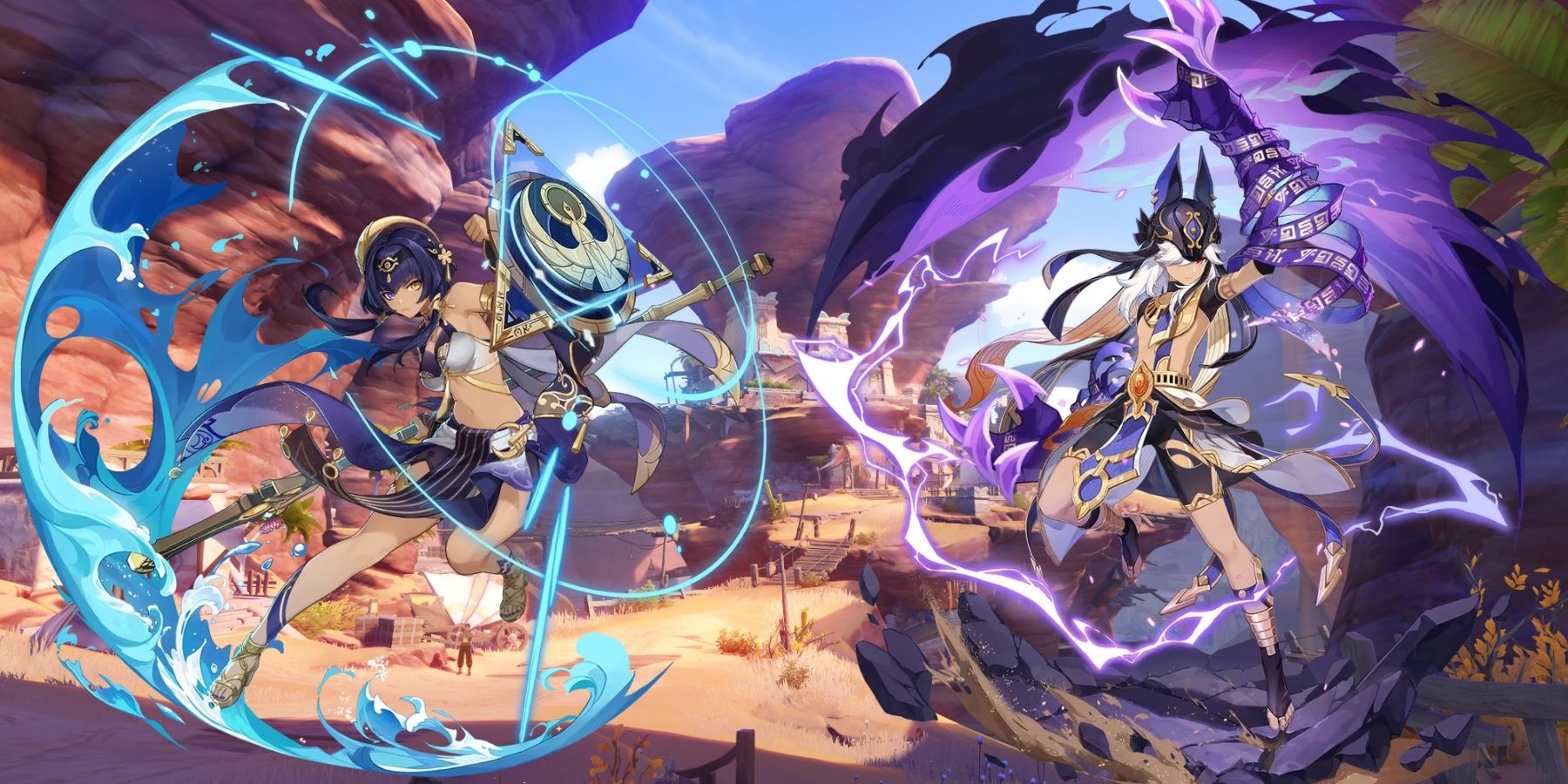 Genshin Impact Concept Combines Candace and Cyno