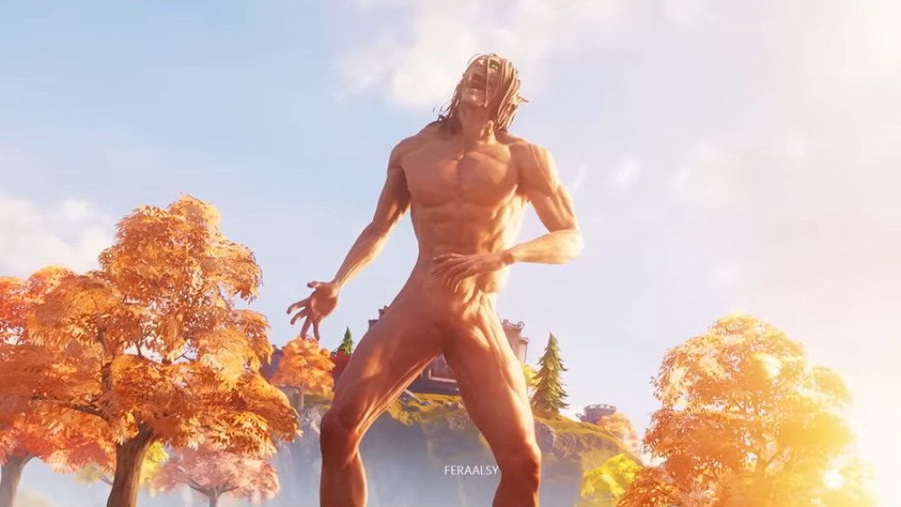 Eren Yeager im Angriff auf Titan Fortnite