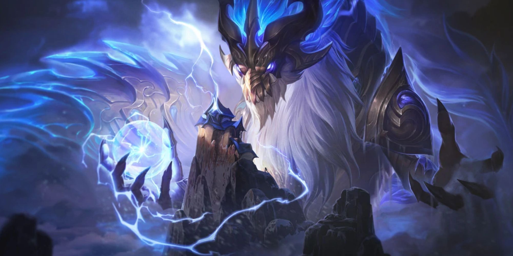 League of Legends Storm Dragon Aurelion Sol Splash Art
