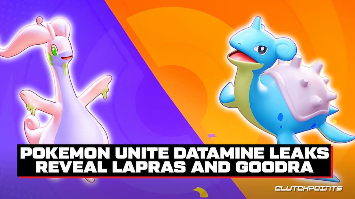 Pokemon UNITE Datamine Leaks enthüllen Lapras und Goodra