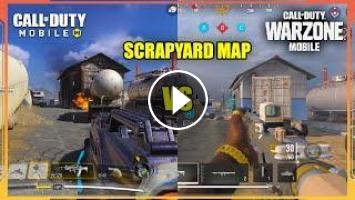 SCRAPYARD MAP – WARZONE MOBILE VS CALL OF DUTY MOBILE