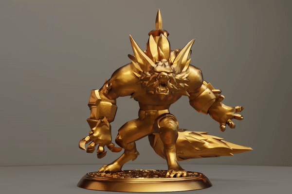 warwick3.gif STL file WARWICK - LEAGUE OF LEGENDS・3D print object to download