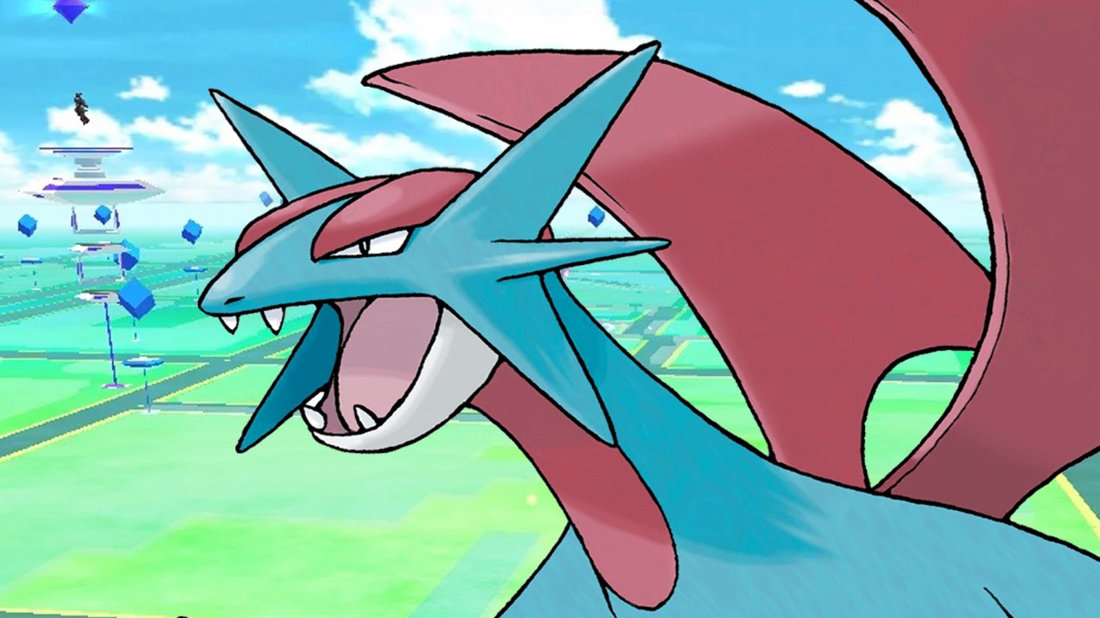 Salamence übernimmt Pokemon Go Gym in einem schrecklichen Augenfehler