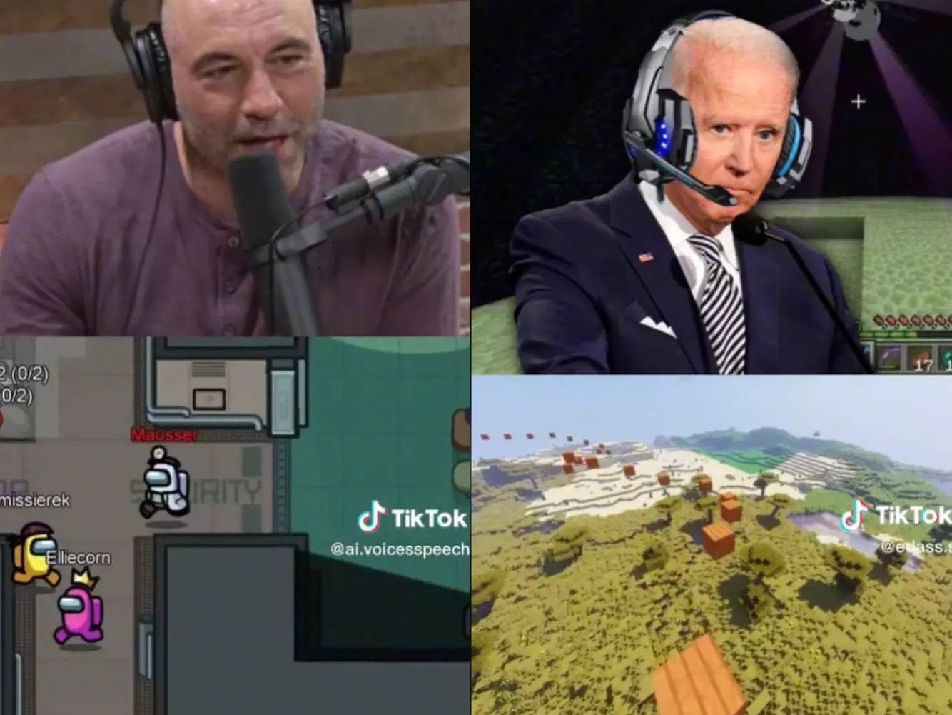 TikToker verwenden KI, um Joe Biden dazu zu bringen, davon zu reden, „Hündinnen zu bekommen“, Obama den Minecraft-Slang fallen zu lassen und Trump damit zu prahlen, wie großartig er in Fortnite ist
