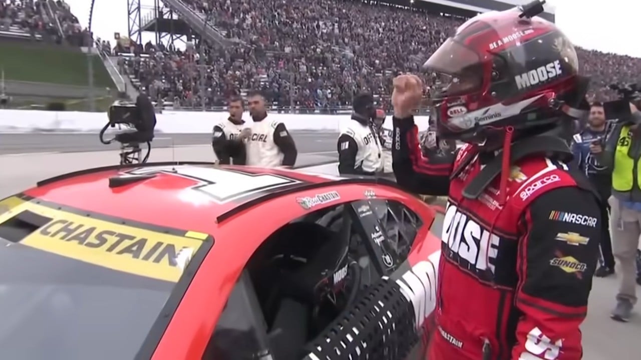 Zufällig: NASCAR verbietet Ross Chastains „GameCube“-inspirierten Wall-Ride-Move