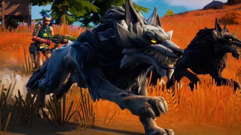 So eliminieren Sie einen Gegner, während Sie in Fortnite reiten