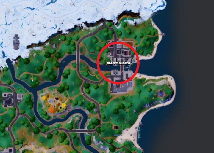 Slappy Shores in Fortnite.
