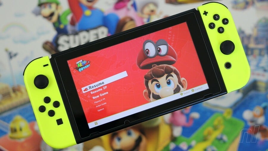 Switch und Mario Odyssee