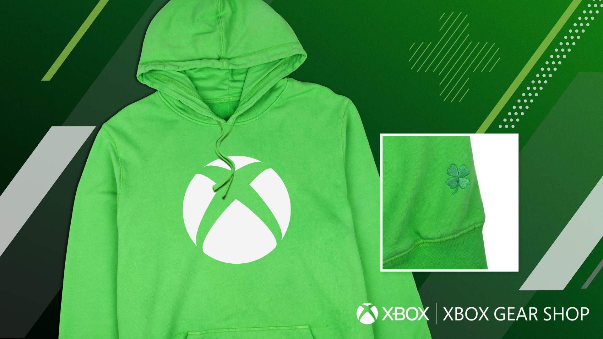 Xbox Icon Collection Velocity Grüner Kapuzenpullover